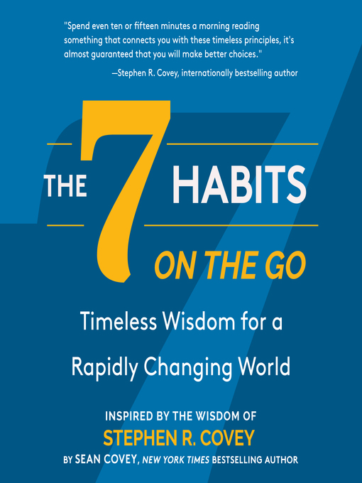 Title details for The 7 Habits On the Go by Sean Covey - Available